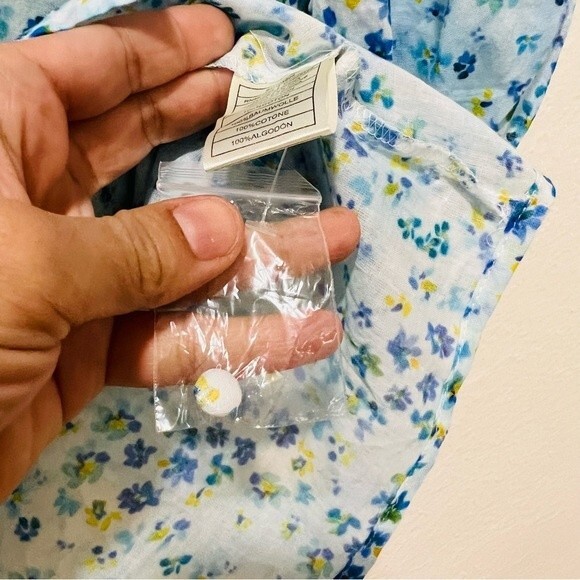 NWT BB Dakota Blueberry Tie-Dye Puffed Sleeve Top in Women’s Size XS - Picture 10 of 12